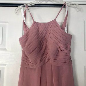 Azazie Ginger bridesmaid dress in dusty rose